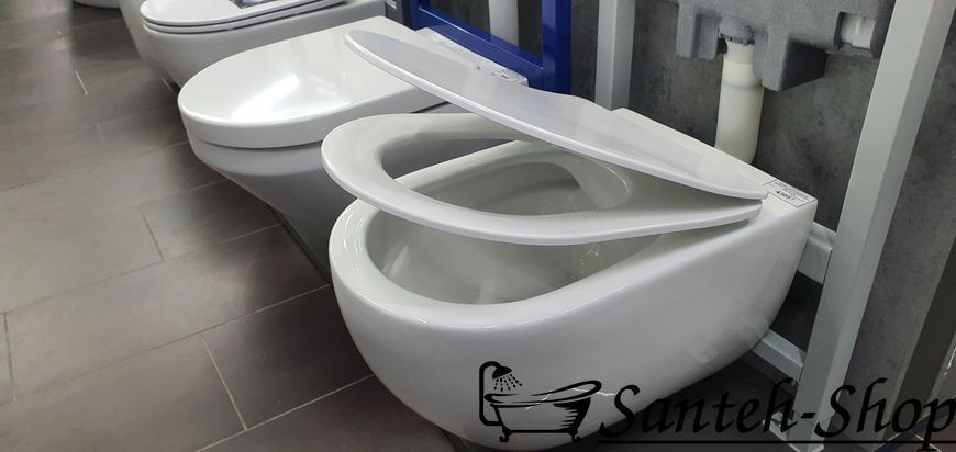 WC suspendat Volle TOLEDO Rimless 1347.001000, scaun Duroplast Slim slow-c 1347.001 foto