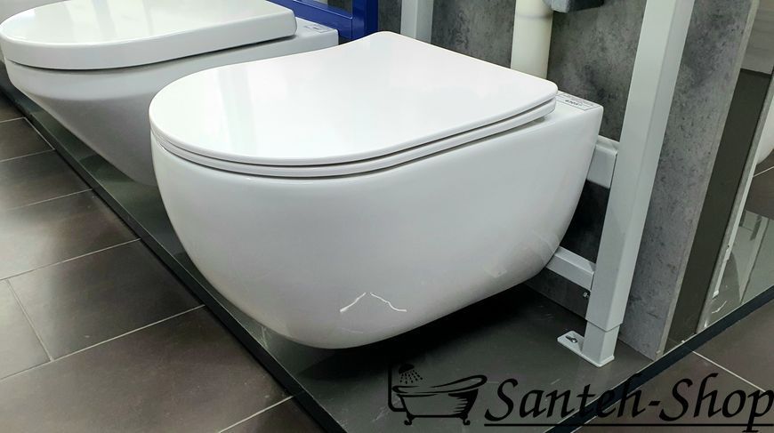 WC suspendat Volle TOLEDO Rimless 1347.001000, scaun Duroplast Slim slow-c 1347.001 foto