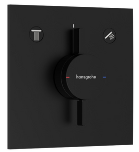 Смеситель скрытого монтажа Hansgrohe DuoTurn E на 2 функции, Matt Black (75417670) 75417670 фото