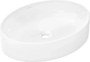 Умывальник Hansgrohe Xuniva D SmartClean 61072450 накладной без перелива 55x38x13 см 61072450 фото