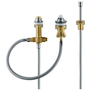 Скрытая часть Hansgrohe LOGIS 13439180 на три отверстия для установки смесителя на край ванны 13439180 фото