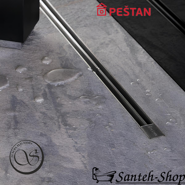 Cadă de duș Pestan Confluo Slim Line 650 cu grilă 13100033 13100033 foto