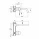 Baterie de lavoar ascuns Qtap Scorpio, Black Matt QTSCOR3050105B foto 4