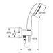 Set dus GROHE 26406001 New Tempesta 100 cu dus de mana 26406001 foto 2
