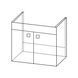 Dulap cu lavoar RJ ATLAS RJFU005-11WH RJFU005-11WH foto 4