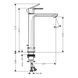 Baterie de lavoar de blat 240 Hansgrohe Rebris E 72581670 CoolStart 72581670 foto 5