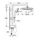 Душевая система Grohe Tempesta System 250 Flex 26675001 с переключателем настенного монтажа 26675001 фото 2