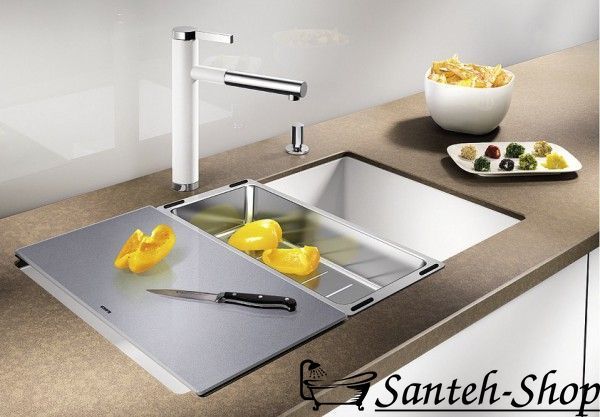 Strecurătoare din oțel inoxidabil Blanco 227689, 435x174mm 227689 foto