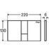 Кнопка смыва Viega Prevista 773298 Visign for Style 24 нержавеющая сталь 773298 фото 2