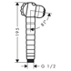 Duș de m&acirc;nă pentru copii Hansgrohe 28788570 Jocolino crocodile 2jet 28788570 foto 2