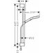 Set de duș Hansgrohe Rainfinity cu bară 65 cm 28745340 negru crom mat 28745340 foto 2