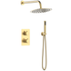Sistem de dus VOLLE SISTEMA R 1585.090121 montaj ascuns auriu 1585.090121 foto 1