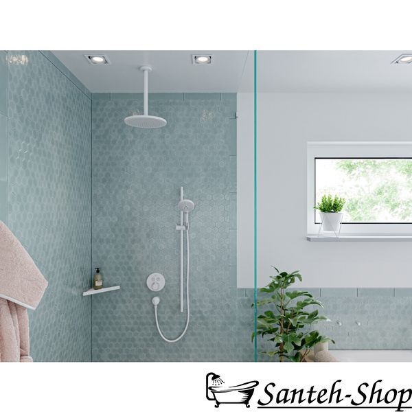 Верхний душ Hansgrohe Croma 280 1jet, matt white (26220700) 26220700 фото