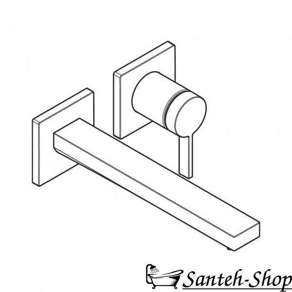 Смеситель для умывальника скрытого монтажа Hansgrohe Tecturis E 73051670 73051670 фото
