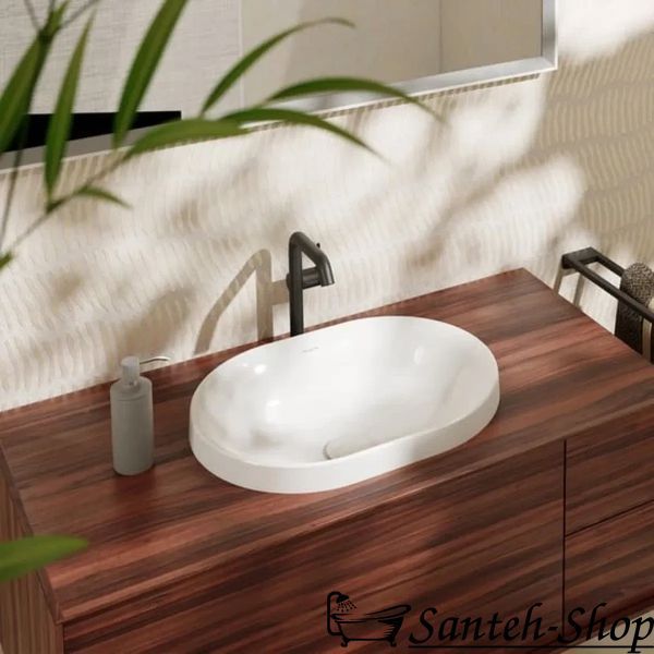 Lavoar de blat Hansgrohe Xuniva U SmartClean 61062450 550/400 cu preaplin 61062450 foto