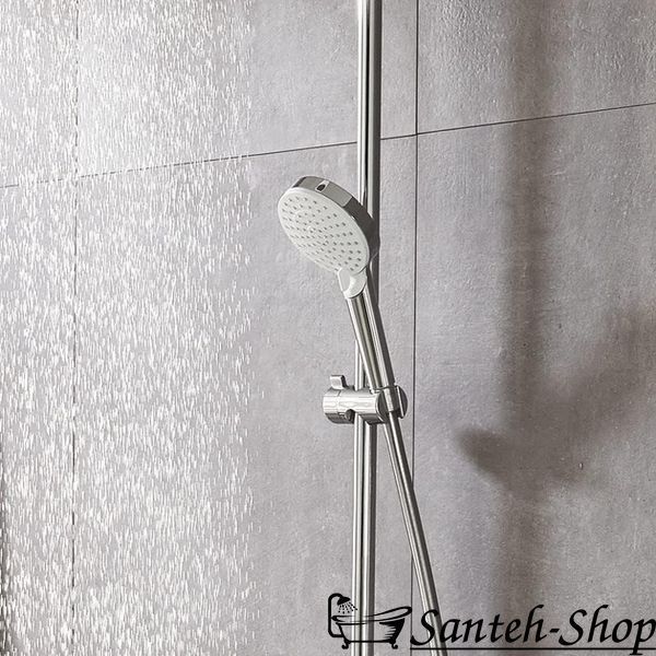 Duș de m&acirc;nă Hansgrohe Crometta Vario EcoSmart 9 L/min, Alb/Crom (26332400) 26332400 foto