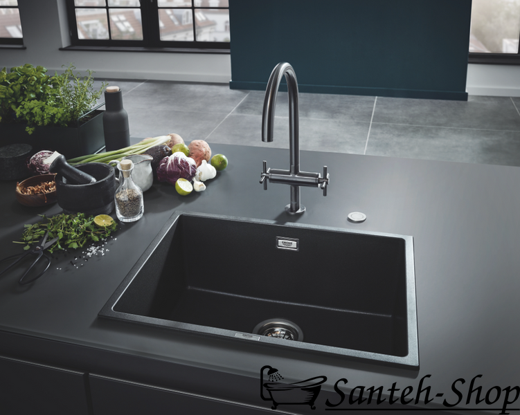Раковина на кухню GROHE 31655AP0 керамическая прямоугольная 610мм x 460мм 31655AP0 фото