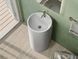 Lavoar Miraggio Cosmo Mirasoft 46x46x88 cm alb COSMO (MIRASOFT) foto 7
