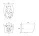 Kit instalare WC GROHE RAPID SL + WC suspendat IMPRESE SAFIR 38772001+i11217 38772001+i11217 foto 4