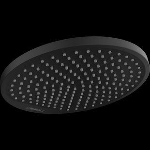 Duș suspendat Hansgrohe Crometta S 240 1jet, EcoSmart 9 l/min, negru mat (26724670) 26724670 foto