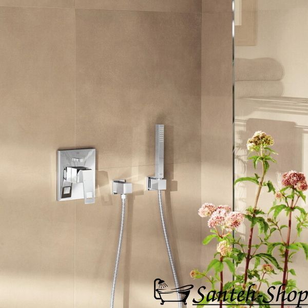 Душевой набор GROHE Euphoria 27889000 Cube+ Stick 1 режим 1500 мм 9,5 л/мин хром 27889000 фото