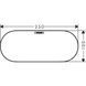 Крышка для полочки Hansgrohe WallStoris 25x10см, Matt White (27925700) 27925700 фото 2
