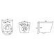 WC suspendat Imprese JESS Rimless I11330 alb 48*37*37 cm i11330 foto 2