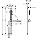 Set de duș Hansgrohe Pulsify 24373670 S 100 1jet EcoSmart+ cu șină de duș de 65 cm, negru mat 24373670 foto 2