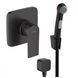 Набор гигиенического душа Hansgrohe Vernis Shape, Matt Black (20230006) 20230006 фото 1
