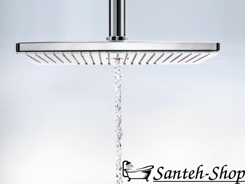 Верхний душ, Rainmaker Select 460х300 3jet, белый/хром (24007400) 24007400 фото
