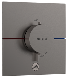 Термостат скрытого монтажа Hansgrohe ShowerSelect Comfort E HighFlow на 1 функцию, Brush Black Chrome (15575340) 15575340 фото