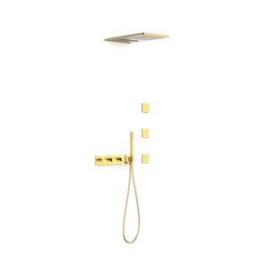 Sistem de dus Tres B-SYSTEM 30725405OR instalatie ascunsa pentru dus gold 24K 30725405OR foto