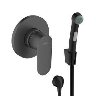 Set de duș de m&acirc;nă Hansgrohe Vernis Blend, negru mat (20230005) 20230005 foto