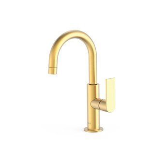 Baterie pentru lavoar Tres LOFT Aur mat 24K 20020504OM foto
