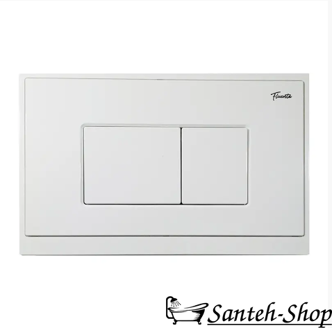 Instalatie Pestan Fluenta pentru toaleta 8 cm cu buton de apa alb 40008788+40008789 40008788+40008789 foto