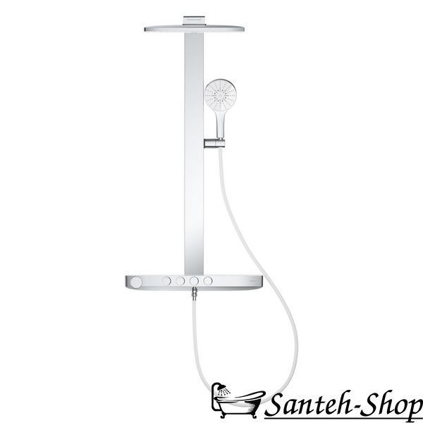 Душевая система GROHE SPA Rainshower Aqua Pure с термостатом для настенного монтажа, хром (1009620000) 1009620000 фото