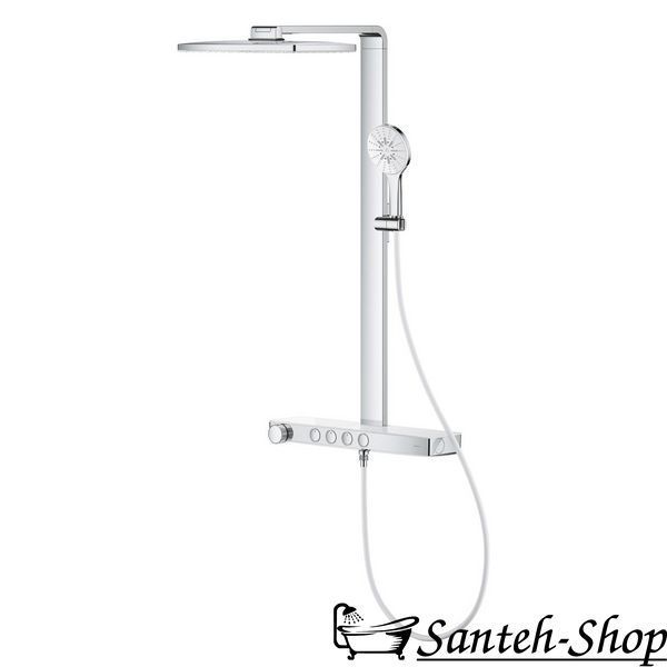 Душевая система GROHE SPA Rainshower Aqua Pure с термостатом для настенного монтажа, хром (1009620000) 1009620000 фото