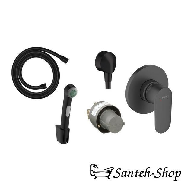 Набор гигиенического душа Hansgrohe Vernis Blend, Matt Black (20230005) 20230005 фото