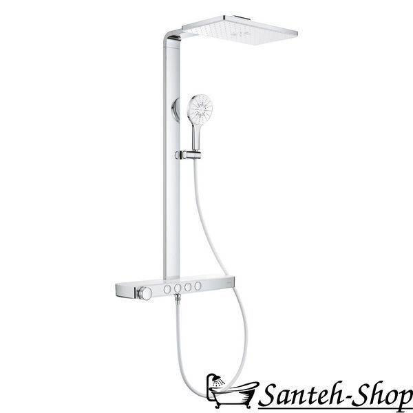 Душевая система GROHE SPA Rainshower Aqua Pure с термостатом для настенного монтажа, хром (1009620000) 1009620000 фото