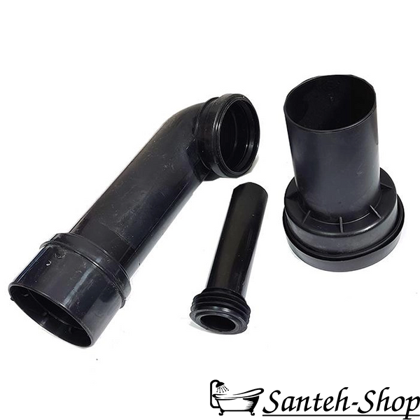 Instalatie Pestan Fluenta pentru toaleta 8 cm cu buton de apa alb 40008788+40008789 40008788+40008789 foto