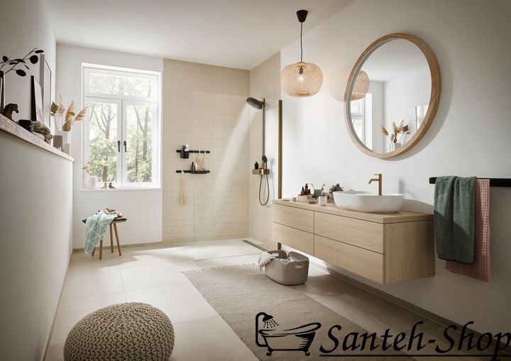 Душевая система Hansgrohe Pulsify S 2jet термостат, Brushed Bronze (24240140) 24240140 фото