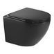 WC suspendat IMPRESE LESNA i11546 negru fara rame 49*37*36 cm i11546 black foto 1