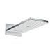 Duș deasupra, Rainmaker Select, 586x258, crom (24001400) 24001400 foto 1