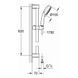 Set de dus GROHE New Tempesta 27929002 Cosmopolitan 100 27929002 foto 2