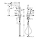Baterie chiuveta Hansgrohe 72808670 Talis M54 cu dus extrabil 72808670 foto 2