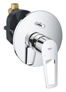 Grohe BauLoop Nou baterie de baie ascunsă cu parte interioară, crom (29081001) 29081001 foto