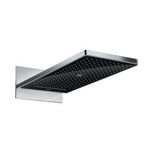 Duș deasupra, Hansgrohe Rainmaker Select, 580x260 3jet, negru/crom (24001600) 24001600 foto