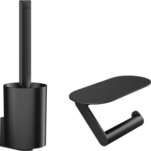 Комплект аксессуаров Hansgrohe WallStoris 2в1, Matt Black (27969670) 27969670 фото