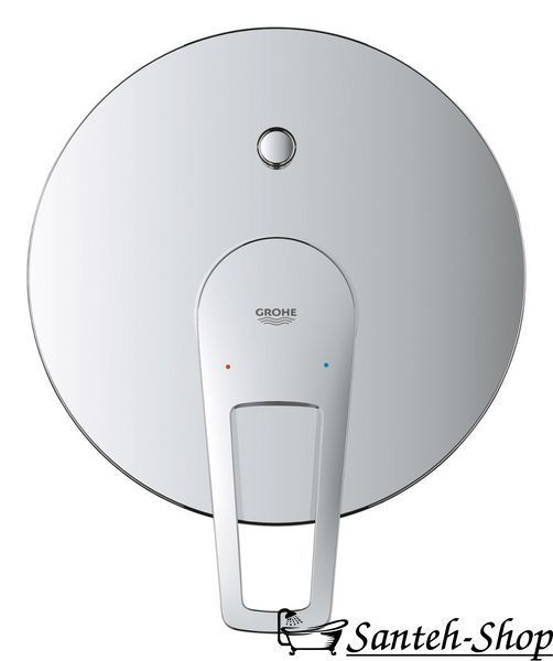 Смеситель для ванны скрытого монтажа Grohe BauLoop New с внутренней частью, хром (29081001) 29081001 фото