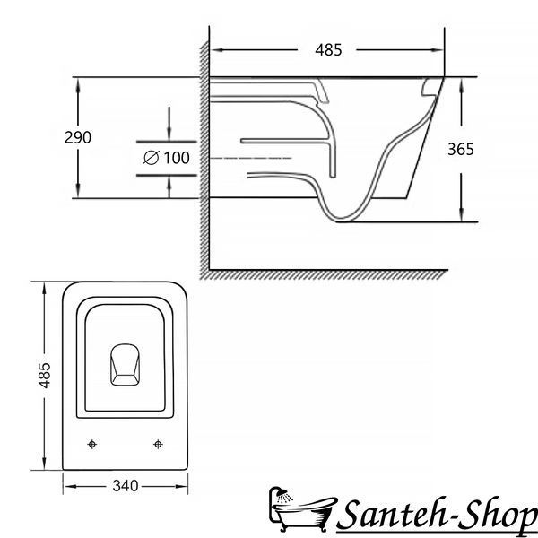 Kit instalare WC GROHE RAPID SL + WC suspendat IMPRESE KUBIK 38772001+c06810233TW 38772001+c06810233TW foto